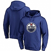 Edmonton Oilers Blue All Stitched Pullover Hoodie,baseball caps,new era cap wholesale,wholesale hats